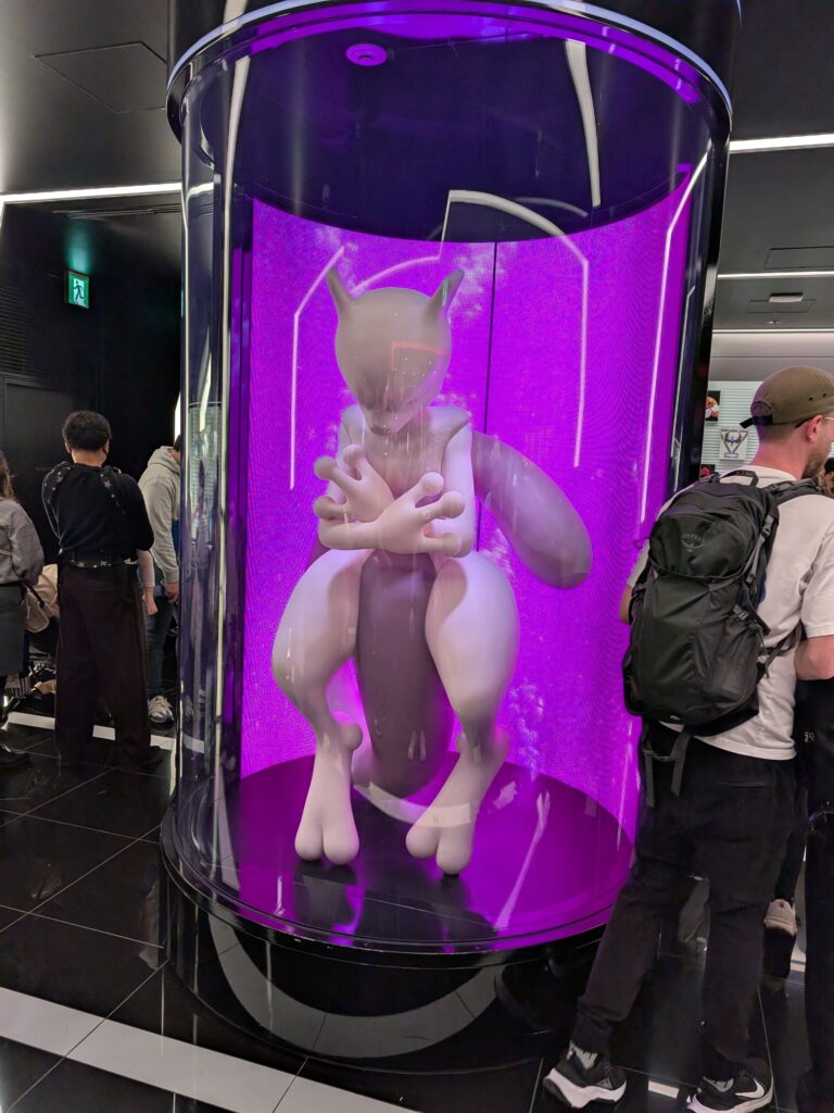 Caged Mewtwo at Pokemon Store