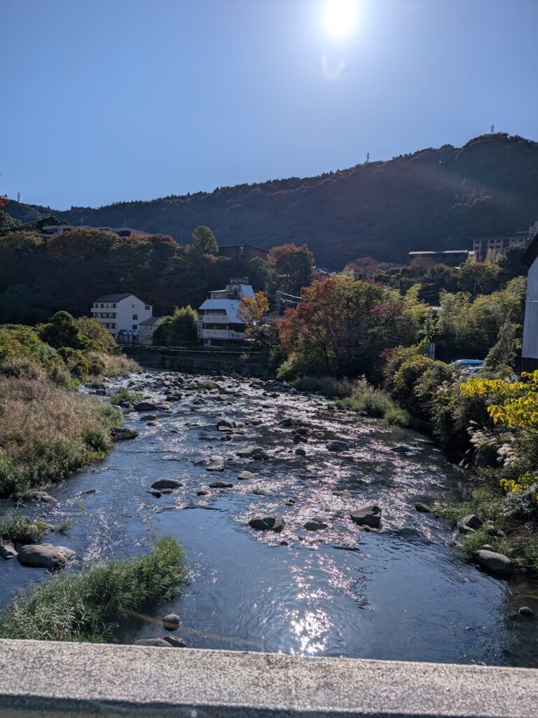 a river in Hakone